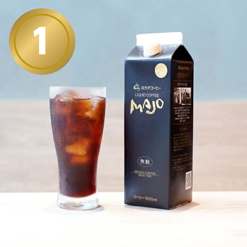 MAJOリキッドコーヒー無糖 1箱(6本入)